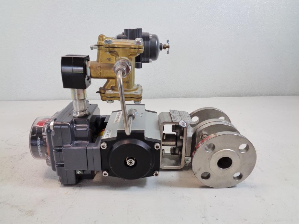 Kitz 1" 150# CF8M 2-Piece Ball Valve, Fig# 150UTDZM-FS w/ Rotork Actuator